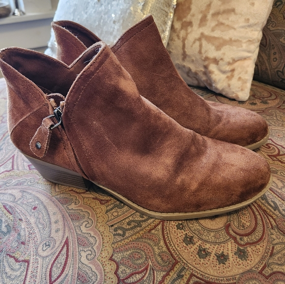 Suede Booties - Picture 2 of 7